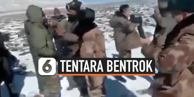 VIDEO: Viral Video Bentrokan antara Tentara India dan China