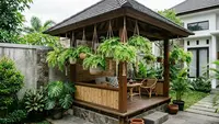 13 Tanaman yang Cocok Digantung di Gazebo, Hadirkan Suasana Teduh Alami