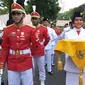 Zanati Tahta Umahati adalah Paskibraka putri yang mewakili Provinsi Sumatra Selatan. (Foto: Liputan6.com/M Fajri Erdyansyah)