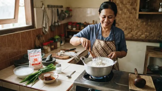 Membuat Bubur Sumsum yang Creamy