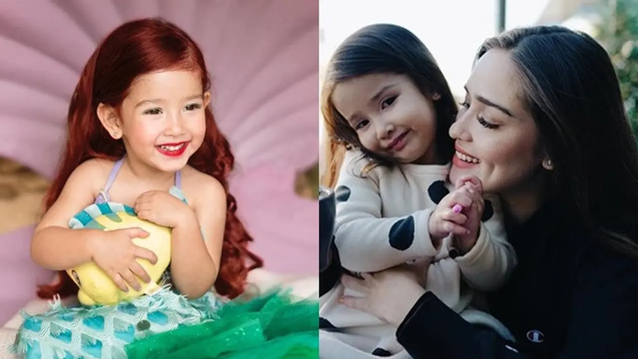 6 Potret Menggemaskan Sera, Putri Yasmine Wildblood Jadi Ariel Little Mermaid