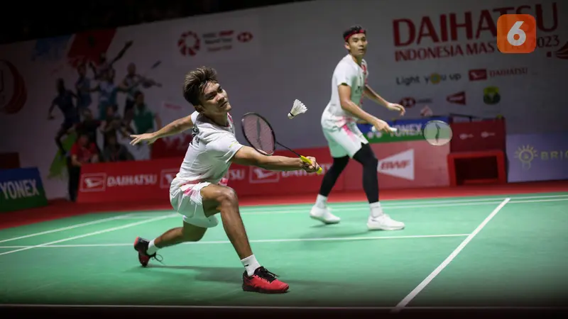 Foto: Perempat Final Indonesia Masters 2023 Dibuka dengan Drama Kemenangan Jonatan Christie dan Kekalahan Bagas/Fikri