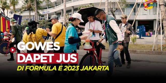 VIDEO: Bike to Juice! Hiburan Lain yang Ada di Formula E 2023 Jakarta