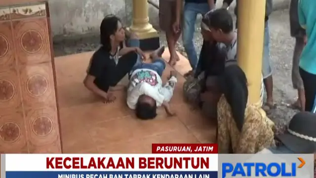 Kecelakaan Beruntun di Pasuruan, 1 Orang Tewas
