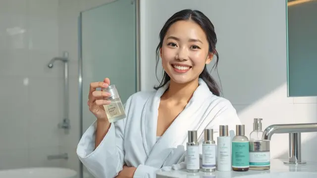 cara memakai skincare yang benar agar hasil maksimal (Image by AI)