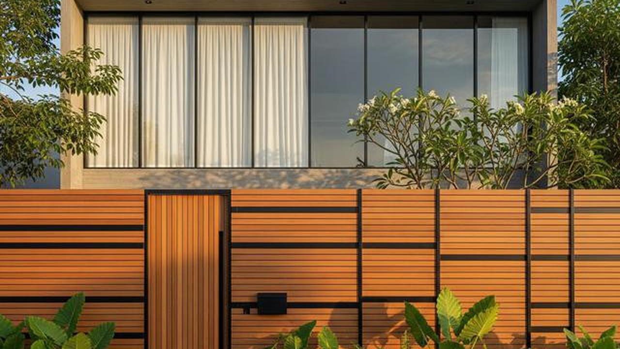 9 Model Pagar Minimalis dengan Pintu Tersembunyi, Aman dan Elegan