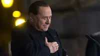 Silvio Berlusconi, mantan PM Italia yang juga seorang konglomerat (AP Photo/Alessandra Tarantino)