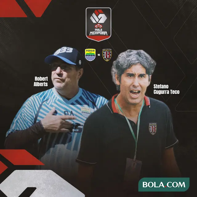 Piala Menpora - Persib Bandung Vs Bali United - Head to Head Pelatih