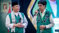Sikdam Hasyim Gayo (kanan) yang merupakan calon legislatif (Caleg) PPP Dapil II Aceh sekaligus penyandang disabilitas tuna netra mengaku termotivasi menjadi wakil rakyat untuk memperjuangkan kaum disabilitas (Istimewa)