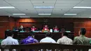 Sidang lanjutan dengan terdakwa Fuad Amin kembali digelar di Pengadilan Tipikor, Jakarta, Senin (1/6/2015). Sejumlah saksi dihadirkan dalam sidang lanjutan tersebut. (Liputan6.com/Yoppy Renato) 