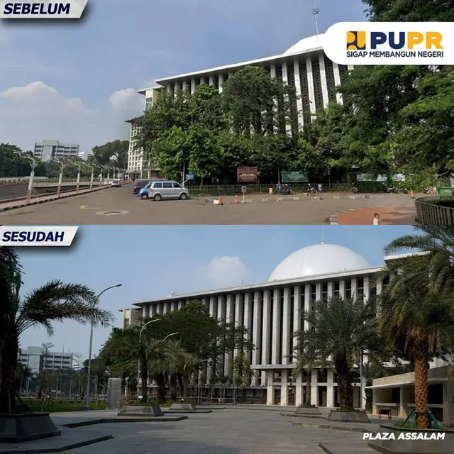 Tampak Depan Masjid Istiqlal. Dok PUPR