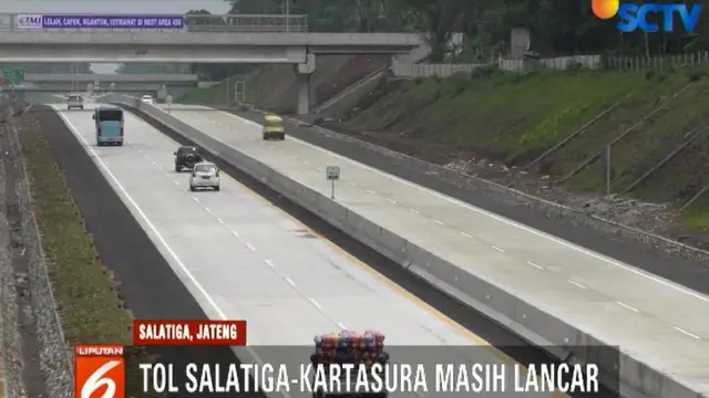 Ruas Tol Salatiga-Kartasura Terpantau Ramai Lancar Jelang Libur Akhir Tahun