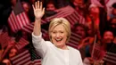 Partai Demokrat menjadikan Hillary Clinton sebagai kandidat presiden perempuan pertama dalam sejarah Amerika Serikat, Selasa (26/7). (REUTERS/Lucas Jackson/File Photo)