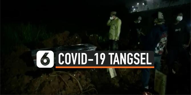 VIDEO: Covid-19 di Tangsel Melonjak, Pemakaman Jenazah Dilakukan hingga Tengah Malam