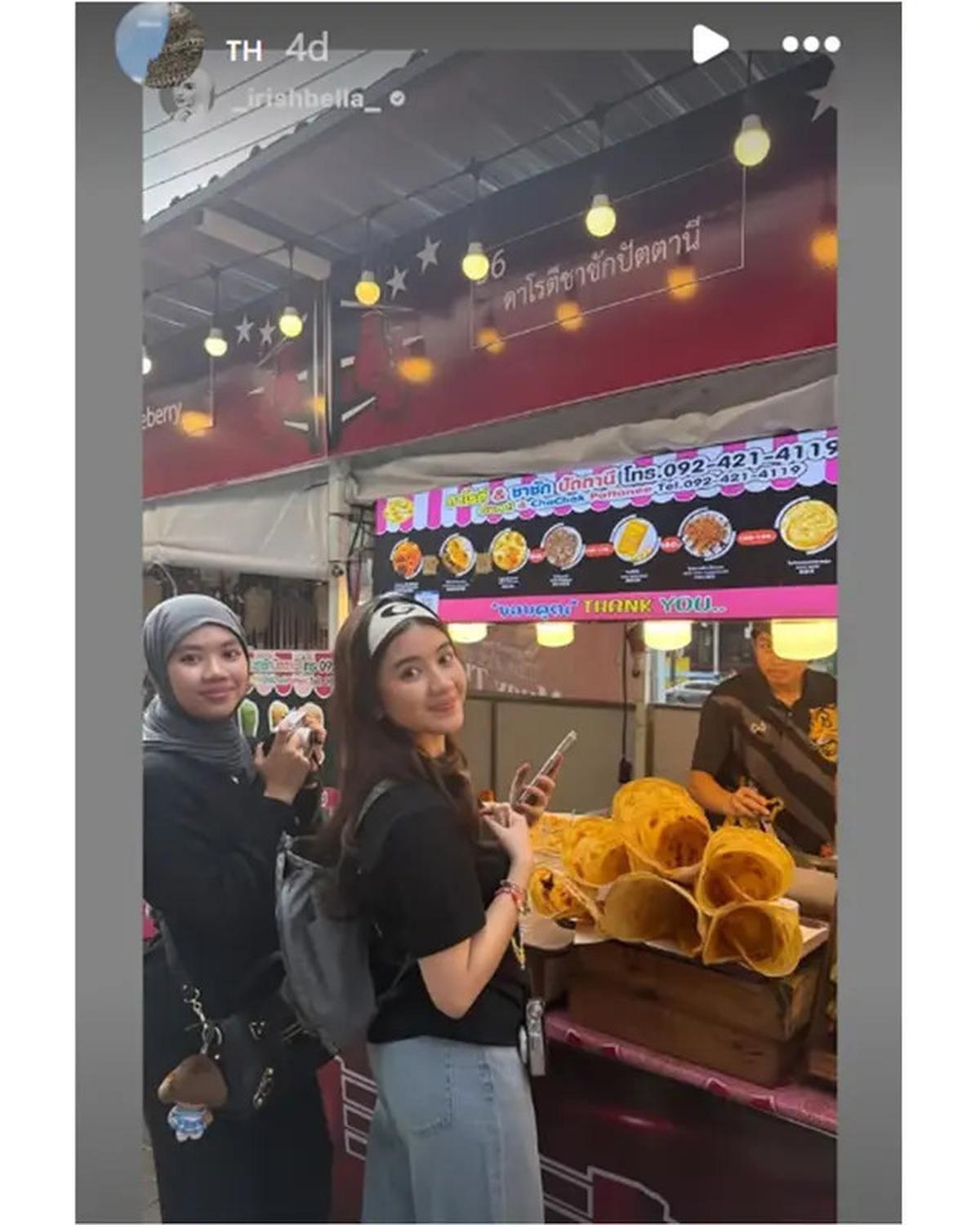 6 Potret Kebersamaan Irish Bella dan Dua Putri Sambungnya di Bangkok, Bak Sahabat