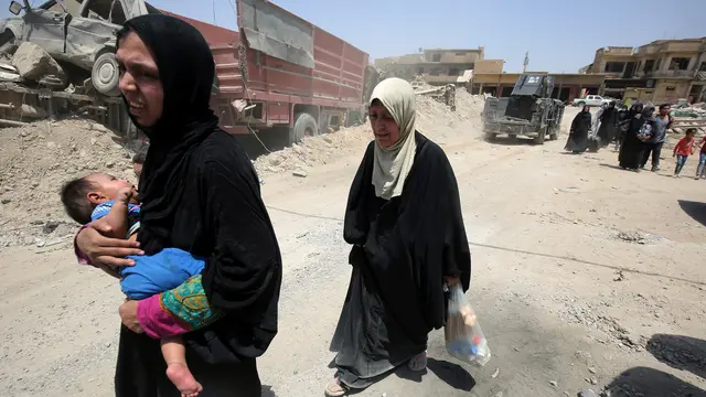 Ribuan anak masih terjebak di Mosul