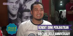 Gendut Doni akan perlihatkan teknik bermain futsal di acara Samsung Galaxy Bintang Bola Anniversary.