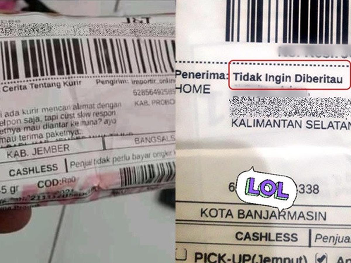 6 Nama Penerima Paket Barang Ini Nyeleneh Banget, Bikin ...