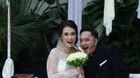 Foto Pernikahan Febby Febiola dan Franky Sihombing (Galih W. Satria/bintang.com)