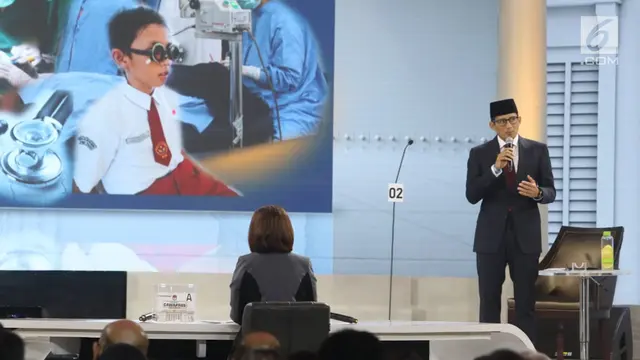 Debat Cawapres 2019 Tema Pendidikan dan Pesehatan