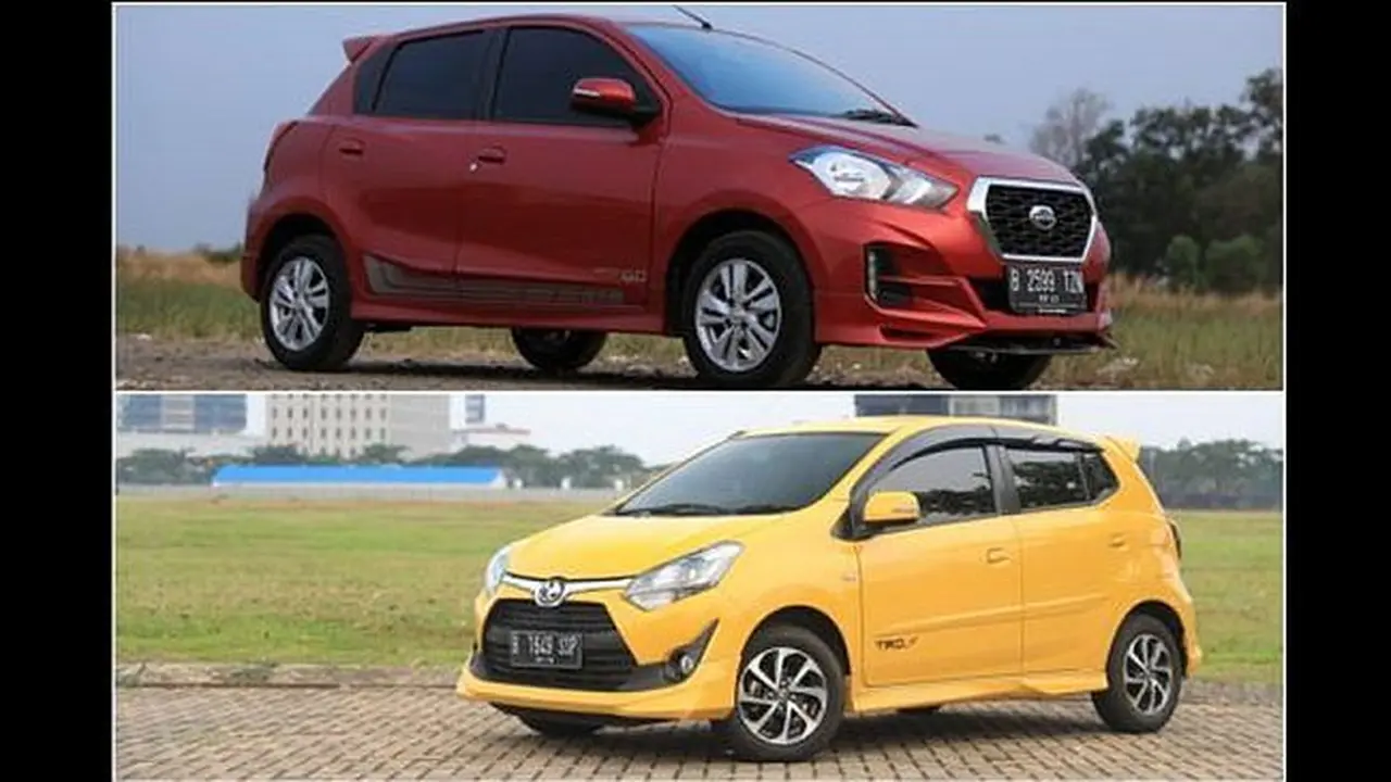Datsun GO T Active CVT Lawan Toyota Agya TRD AT, Siapa Unggul