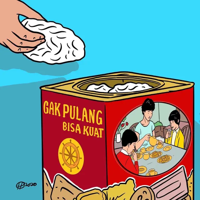 4 Plesetan Produk Ajak Warga Tak Mudik Lebaran ala Warganet