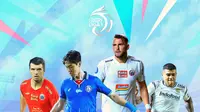 BRI Liga 1 - Pemain Gaek BRI Liga 1: Ondrej Kudela, Bo-kyeong Choi, Marco Simic, Ciro Alves (Bola.com/Adreanus Titus)