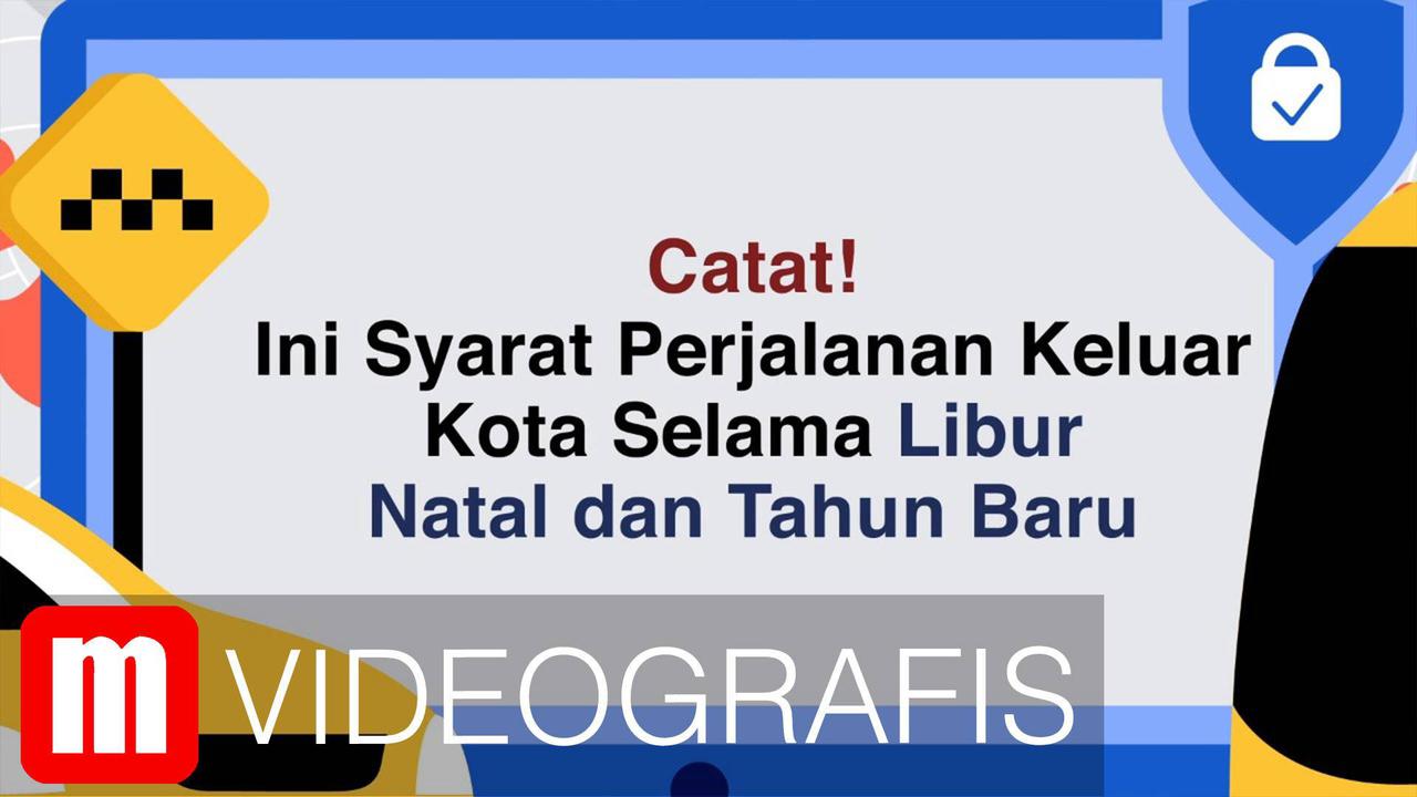 VIDEOGRAFIS: Catat! Ini Syarat Perjalanan Keluar Kota Selama Libur Nataru