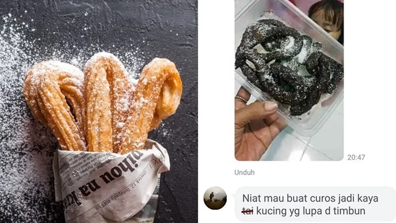 6 Potret Gagal Masak Churros Ini Tak Sesuai Ekspektasi