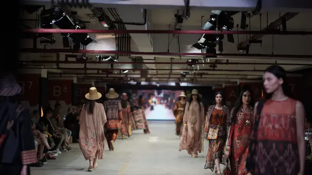 JF3 Fashion Festival 2023, Gedung Parkir Disulap Jadi Runway Show Kreasi Wastra Nusantara