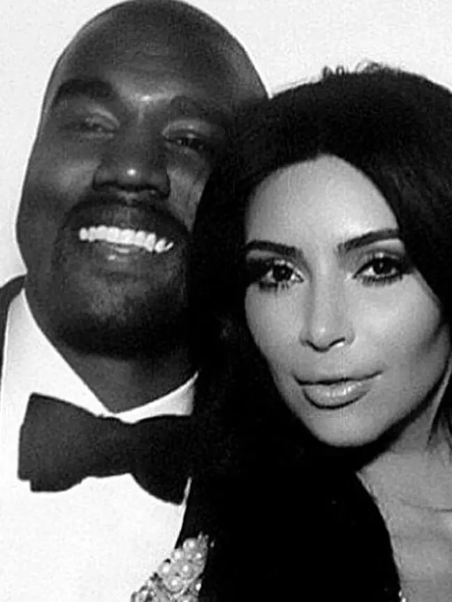 Kim Kardashian dan Kanye West. (Instagram/Kimkardashian)