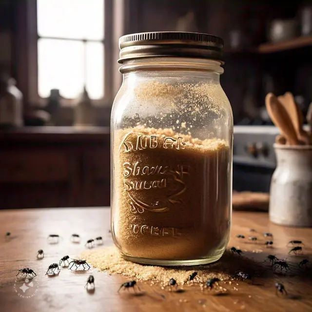 Toples Gula Dikelilingi Semut