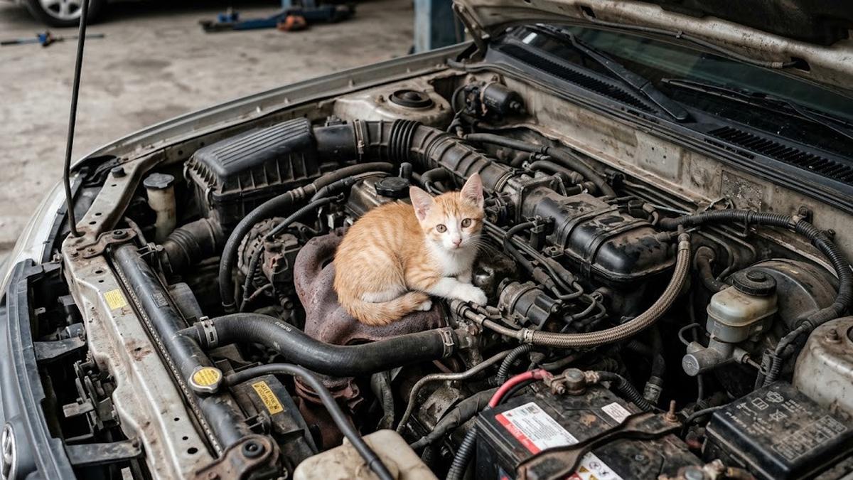 16 Cara Mencegah Kucing Masuk ke Mesin Mobil, Begini Mengusirnya Sebelum Terlanjur Masuk