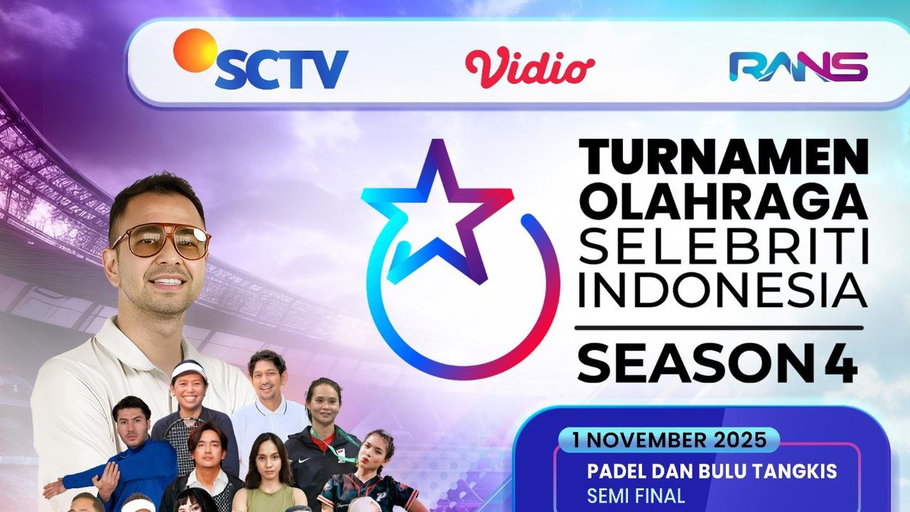 Turnamen Olahraga Selebriti Indonesia TOSI Season 4 Bergulir, Siap Bersaing Padel dan Badminton