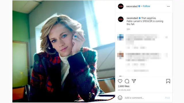 Potret Terbaru Kristen Stewart Kenakan Cincin Safir Biru Putri Diana