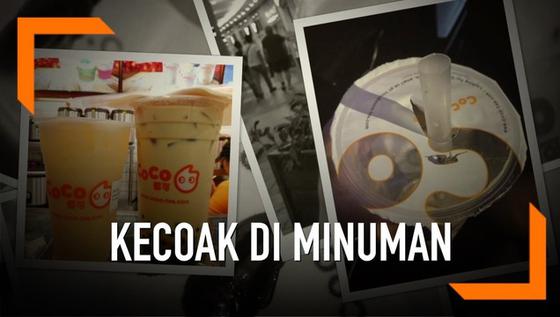 VIDEO: Wanita Temukan Kecoak di Minuman Bubble Tea