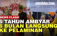 VIDEO: Pertama Kali Mahasiswi Tolak Omnibus Law 'Dicolek' Anggota TNI