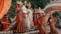 Pernikahan Gamma Thohir dan Keelie Gunawan Hadirkan Pasar Tradisional Bali yang Megah