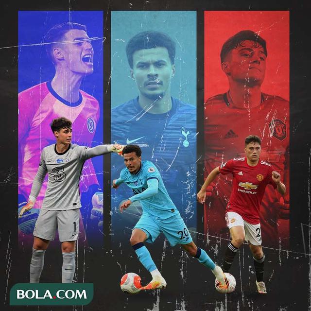 Premier League - Kepa Arrizabalaga, Dele Ali, Daniel James
