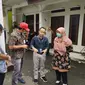 Wakil Ketua KPAI, Jasra Putra menyambangi lokasi kejadian yang merenggut nyawa empat orang anak di Jagakarsa, Jakarta Selatan. (Foto: Istimewa)