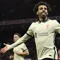 Mohamed Salah mampu tampil sangat baik di Liga Inggris musim ini. Hingga pekan kesembilan, ia mampu mencetak 10 gol dan 5 assist. Salah juga merupakan pemain dengan torehan Man of the Match terbanyak di Liga Inggris dengan jumlah tujuh kali. (AFP/Oli Scarff)