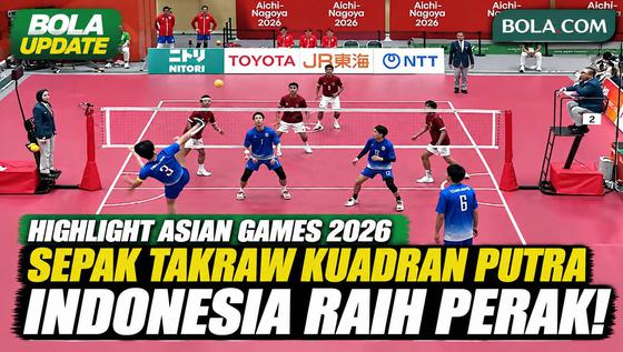 Highlight Sepak Takraw Kuadran Putra Indonesia vs Jepang di Final Asian Games 2026