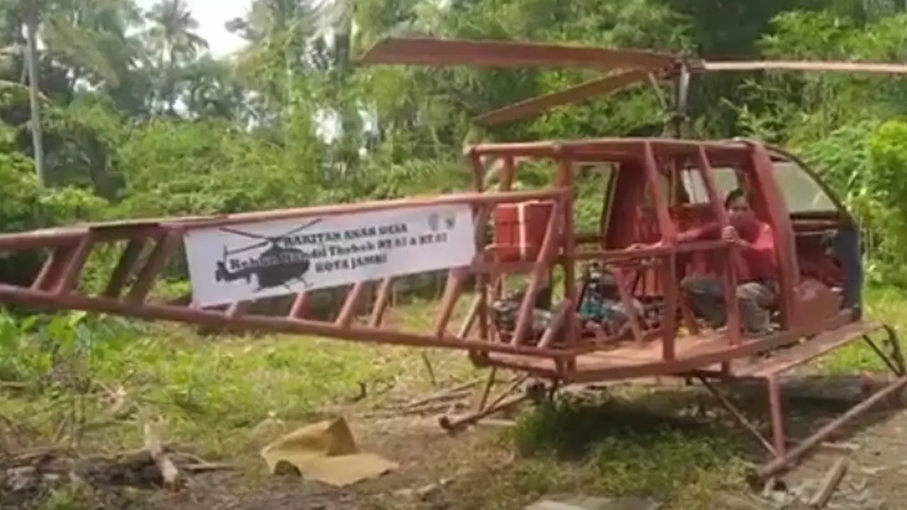 Helikopter dari Barang Bekas