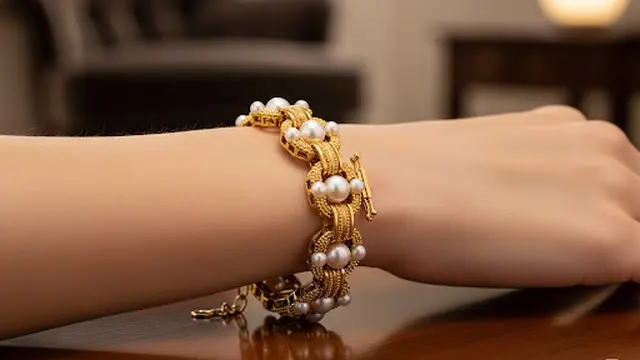 Gelang Mutiara Kombinasi