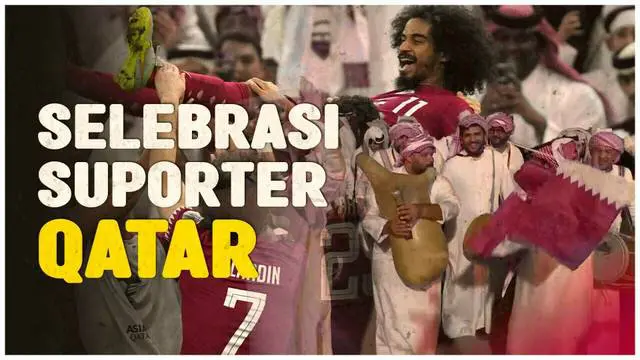 Berita Video, selebrasi para suporter Timnas Qatar setelah raih gelar Piala Asia 2023 ada Sabtu (10/2/2024)