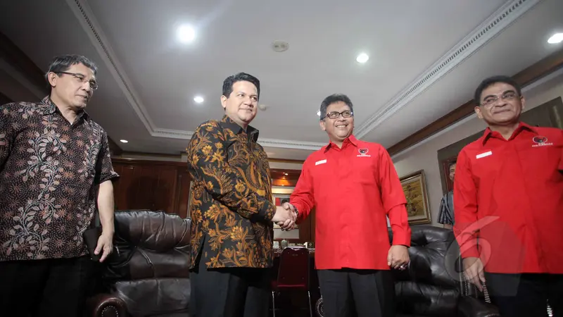 Dukung Pilkada Serentak, Sekjen PDIP Temui Ketua KPU