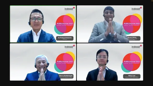 Paparan publik Indosat (ISAT), Kamis (18/8/2022) (Foto: tangkapan layar/Pipit I.R)