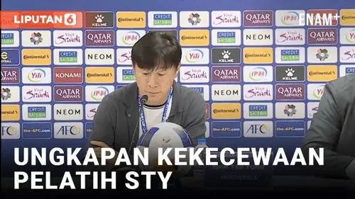 VIDEO: Shin Tae-yong Kecewa Usai Timnas Kalah di Laga Semifinal Piala Asia U23