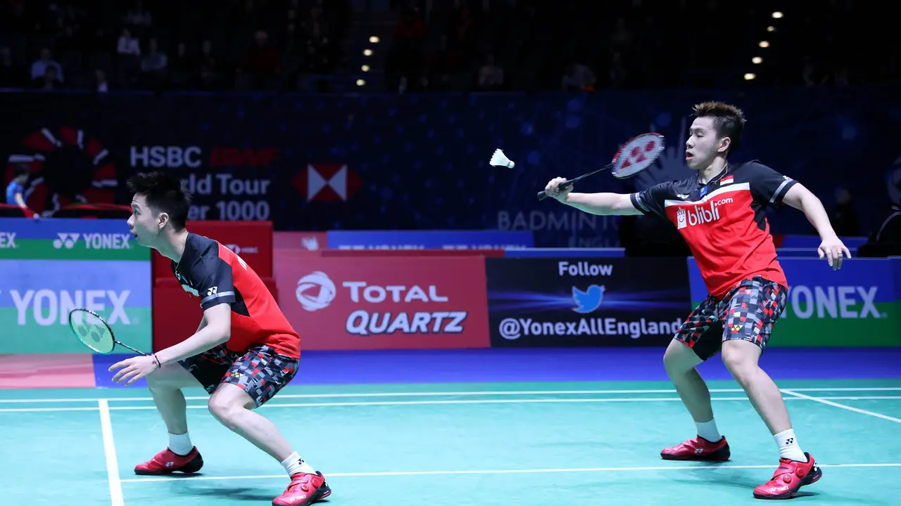 Kevin Sanjaya Sukamuljo/Marcus Fernaldi Gideon, All England 2019