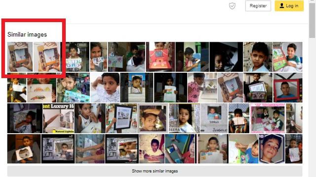 Hasil penelusuran Yandex